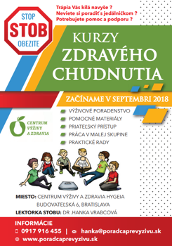 KURZY ZDRAVÉHO CHUDNUTIA KURZY ZDRAVÉHO CHUDNUTIA