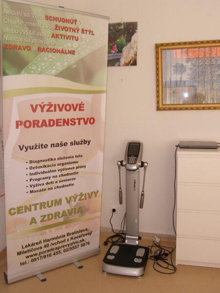 meranie zloženia tela na inBody v lekárni Hygeia v Bratislave