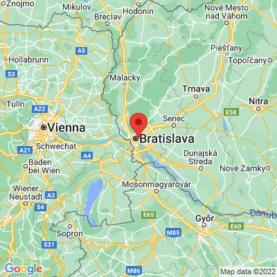Google map: Budovateľská 6, 82108, Bratislava
